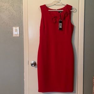 Red Karl Lagerfeld Sheath Dress NWT